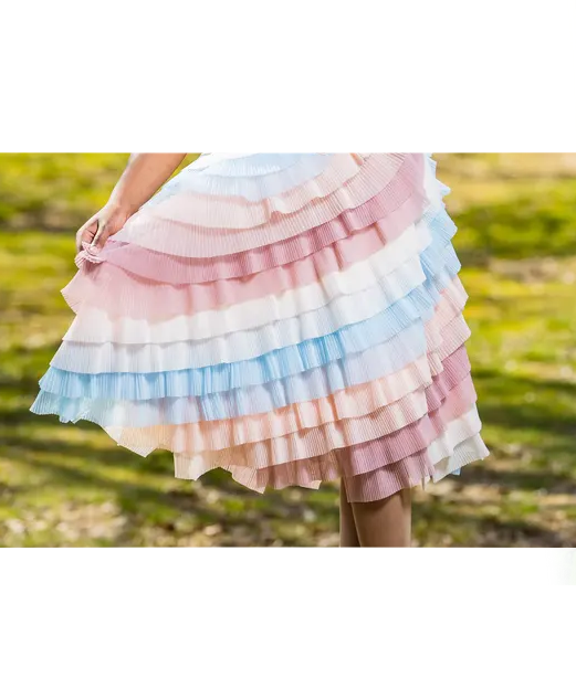 Girls' Layered Ruffle Skirt – Stylish & Comfortable Party Wear | Yotty Boutik - Yotty Boutik