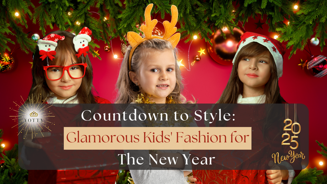 Countdown to Style: Glamorous Kids' Fashion for the New Year