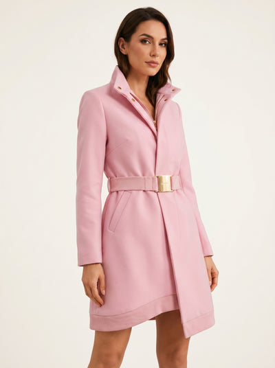 レディース 値下げ！PinkyShake classy embroiderylongcoat