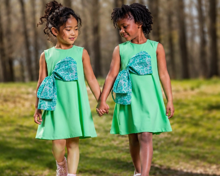 fun green dress Green Floral Strapless Mini Dress - Vacation Dresses